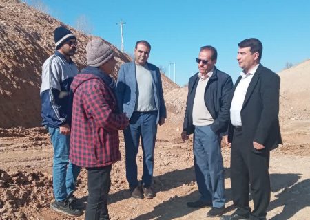 بازدید فرماندار و معاون اداره کل راه و شهرسازی استان از پروژه محور ارتباطی ویسیان به سراب دوره