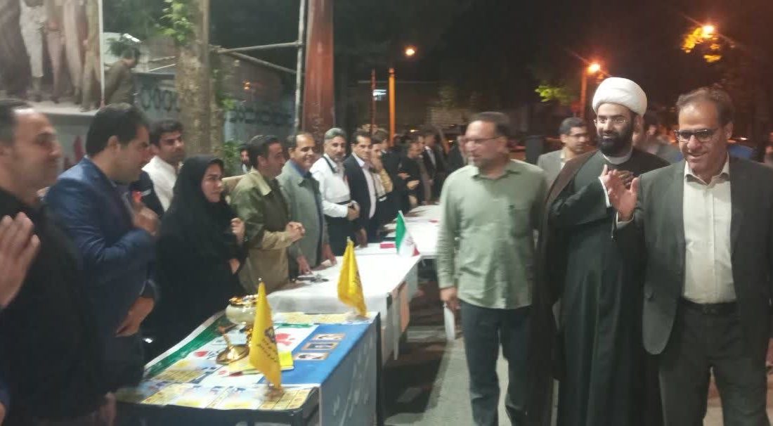 میزخدمت ادارات شهرستان چگنی همزمان با تجمعات