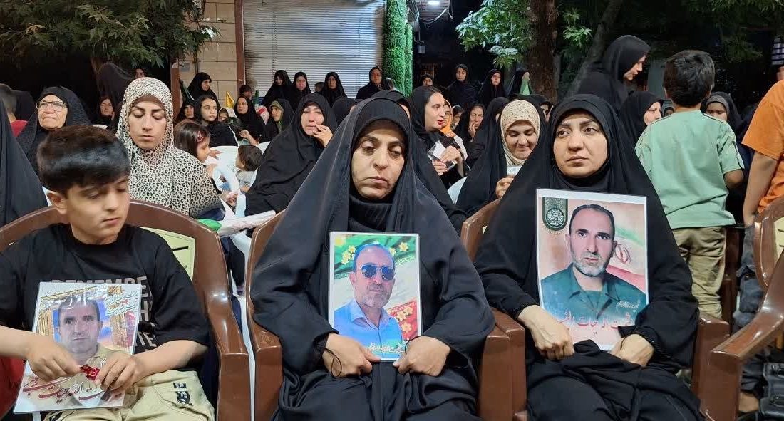مراسم بزرگداشت شهدای جنگ ۱۲ روزه