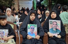 مراسم بزرگداشت شهدای جنگ ۱۲ روزه