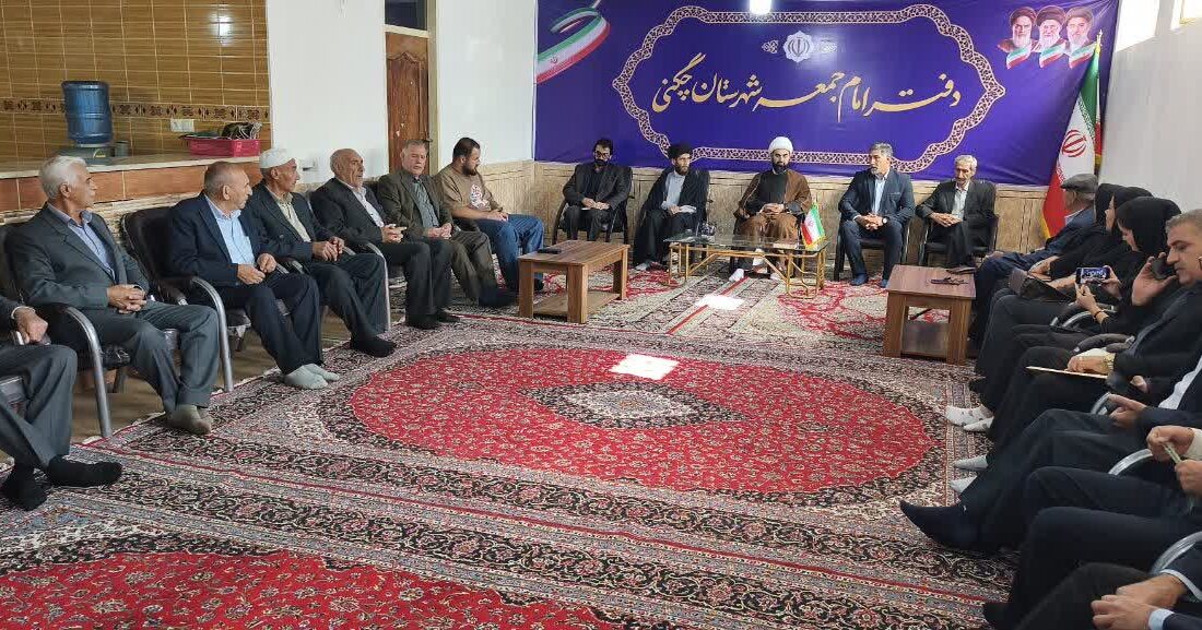 دیدار جامعه ورزش و جوانان شهرستان چگنی با امام جمعه